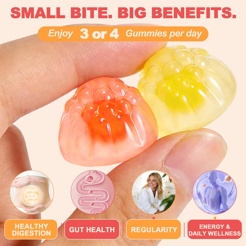 LanranBee Probiotic Fiber Gummies | Digestive Health

