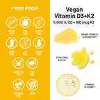 NatureWise Vegan Vitamin D3 + K2 | 5000IU + 100mcg

