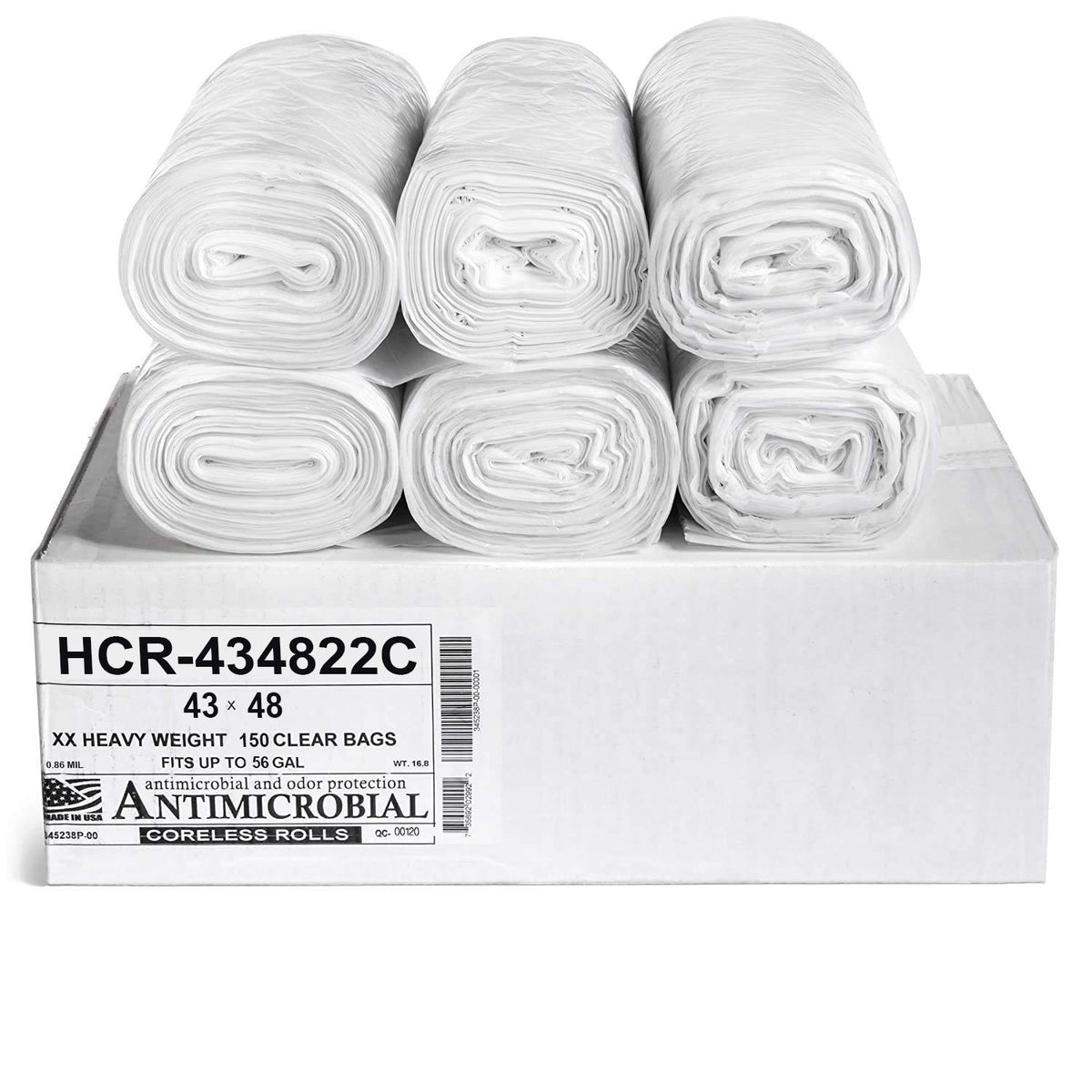 Aluf Plastics High Density Trash Bags - Heavy-Duty