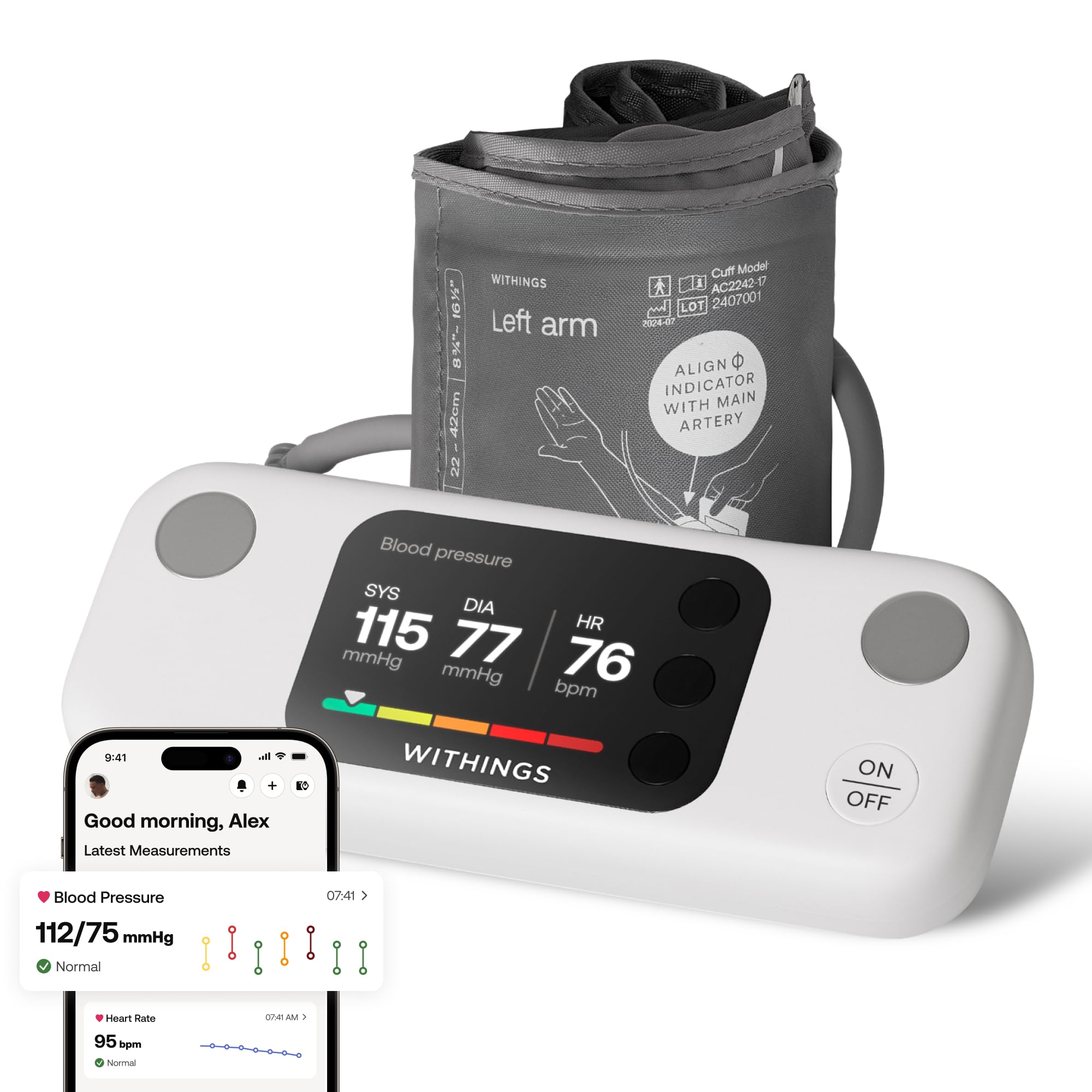 Withings BPM Vision Blood Pressure Monitor | Accurate Readings

