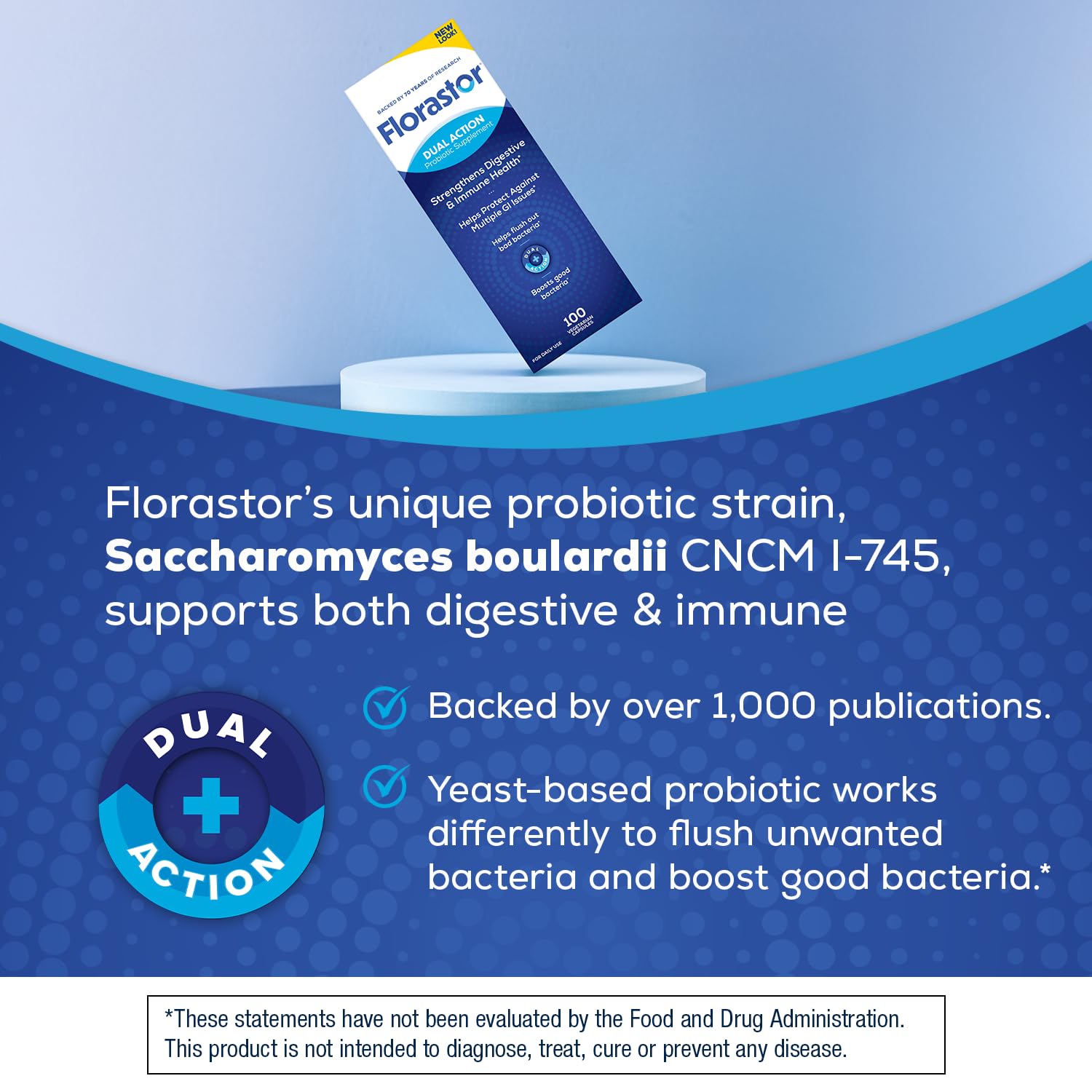 Florastor Probiotics for Digestive Health Probiotic Capsules

