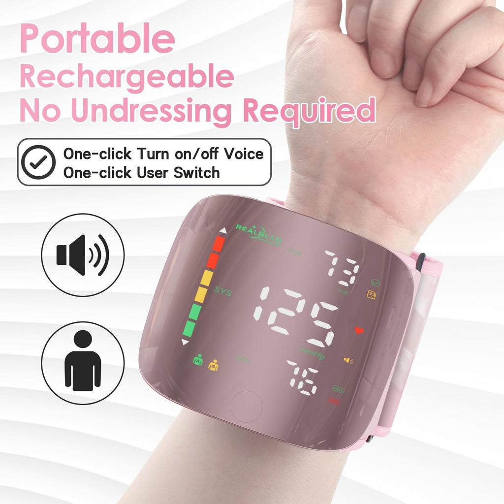 Blood Pressure Monitor for Home Use | One-Button

