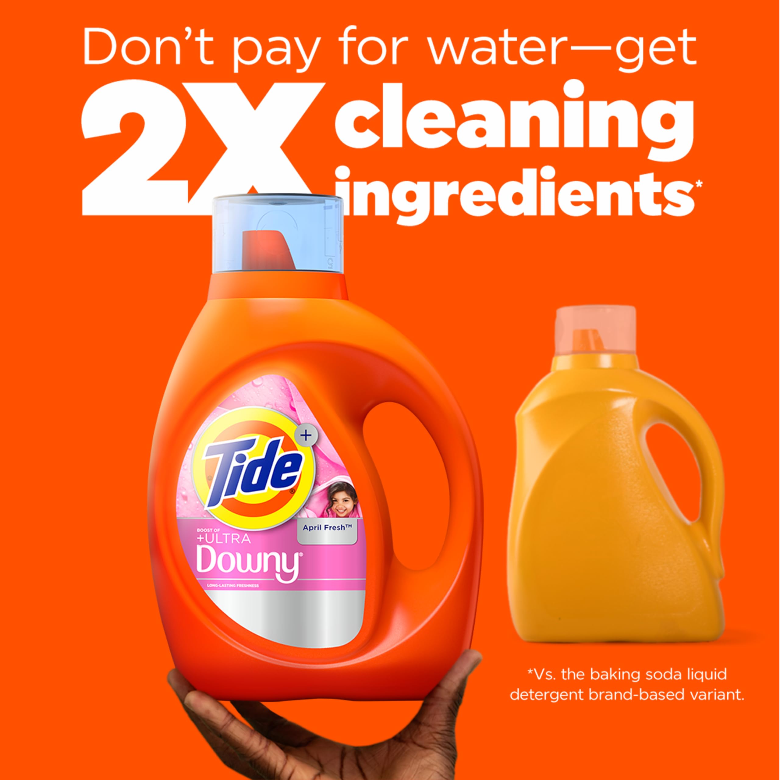 Tide Plus Downy Liquid Detergent April Fresh Scent

