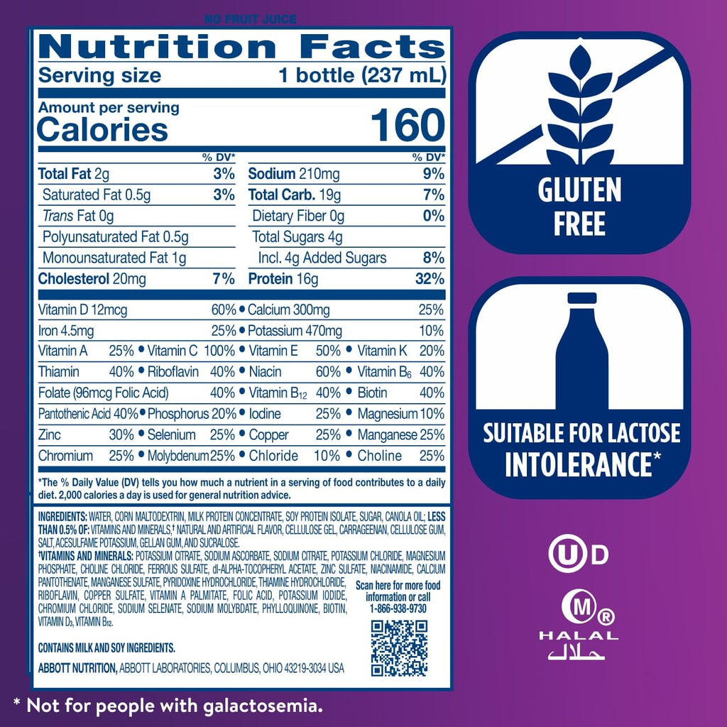 Ensure High Protein Nutrition Shake 16g Protein

