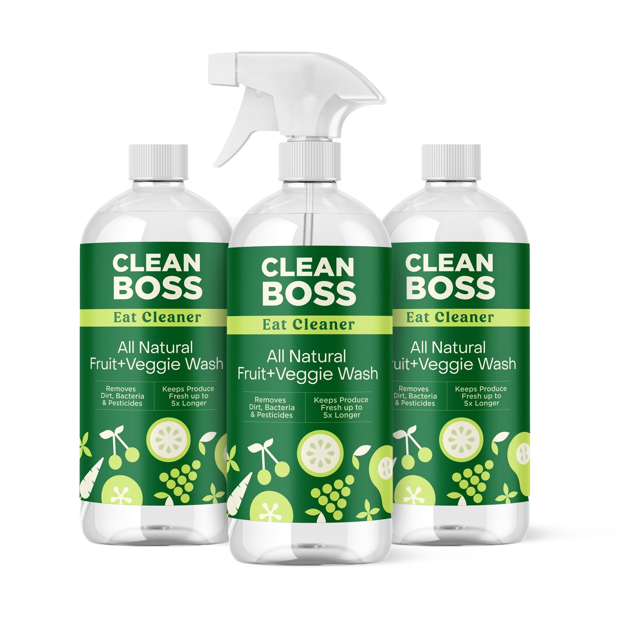 Eat Cleaner Fruit & Vegetable Wash by CleanBoss


