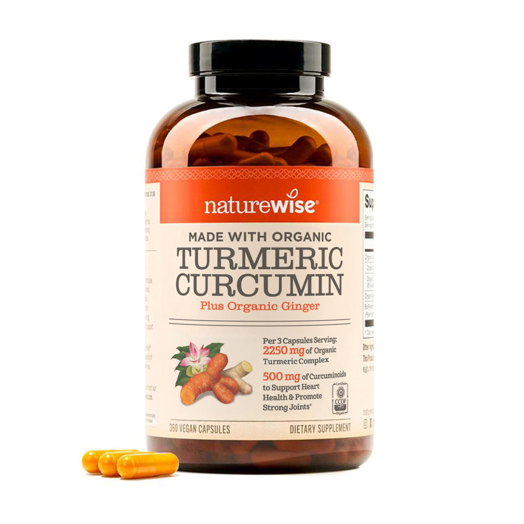 NatureWise Curcumin Turmeric with BioPerine Joint Support

