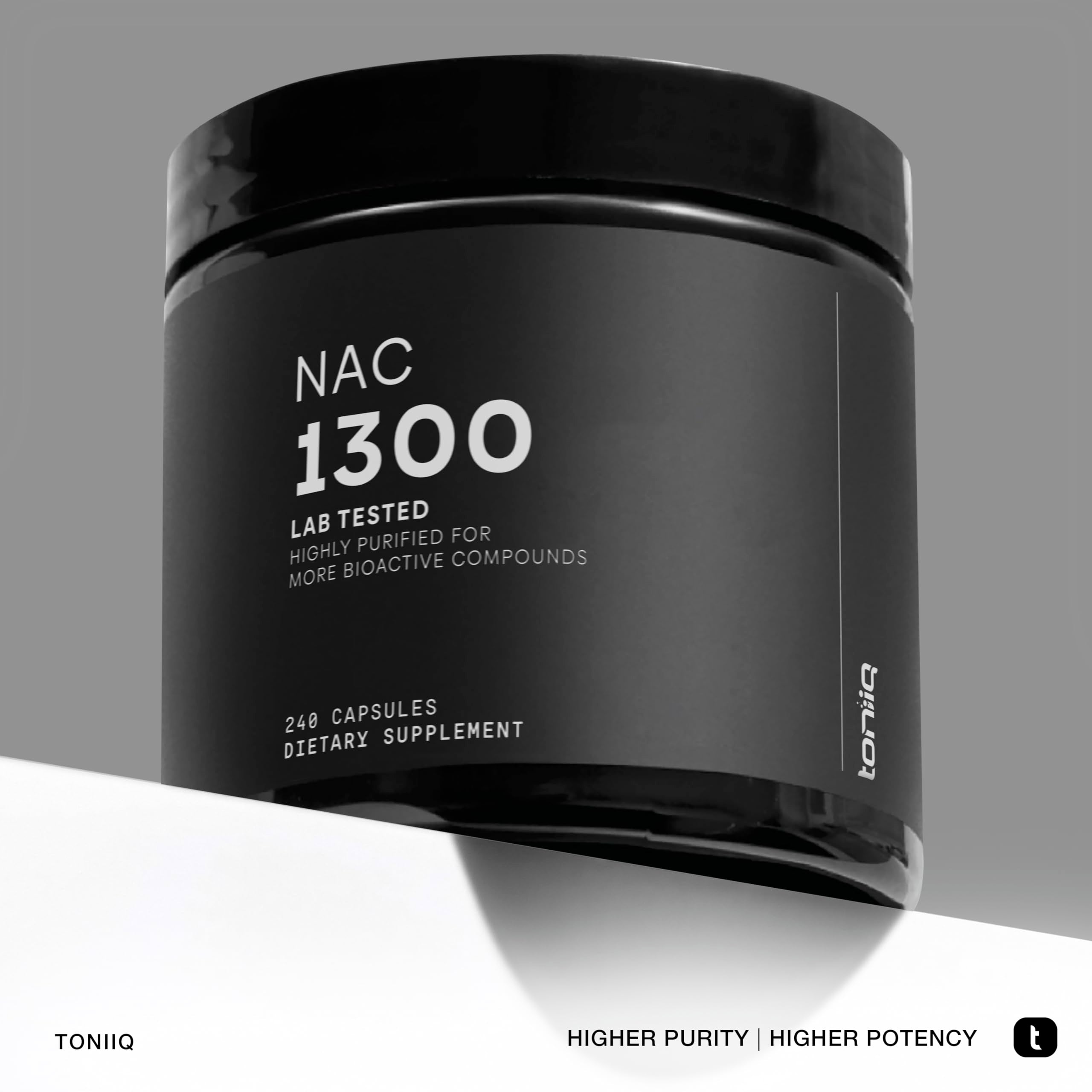 Toniiq NAC Supplement 1300mg | 98% Purity

