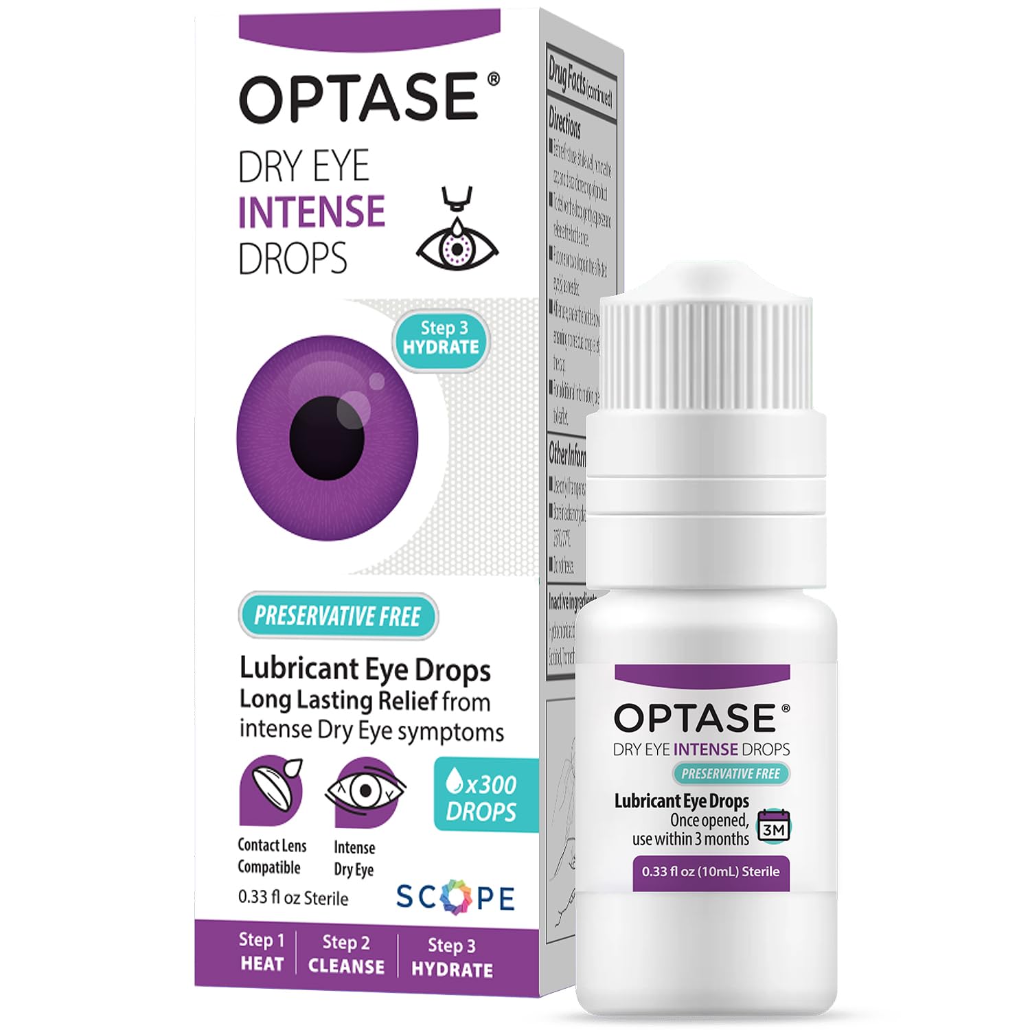 OPTASE Preservative-Free Dry Eye Drops for Sensitive Eyes

