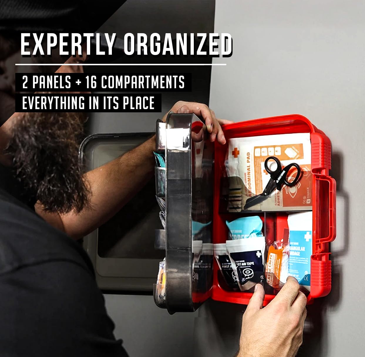 EVERLIT First Aid Kit – OSHA/ANSI Compliant Medical Kit

