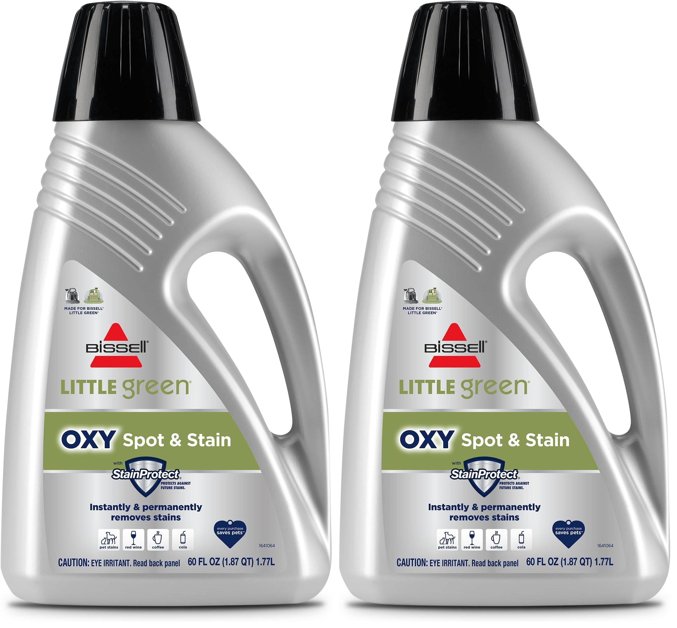 Bissell Little Green Spot & Stain Formula with OXY and StainProtect – Carpet Cleaner Solution