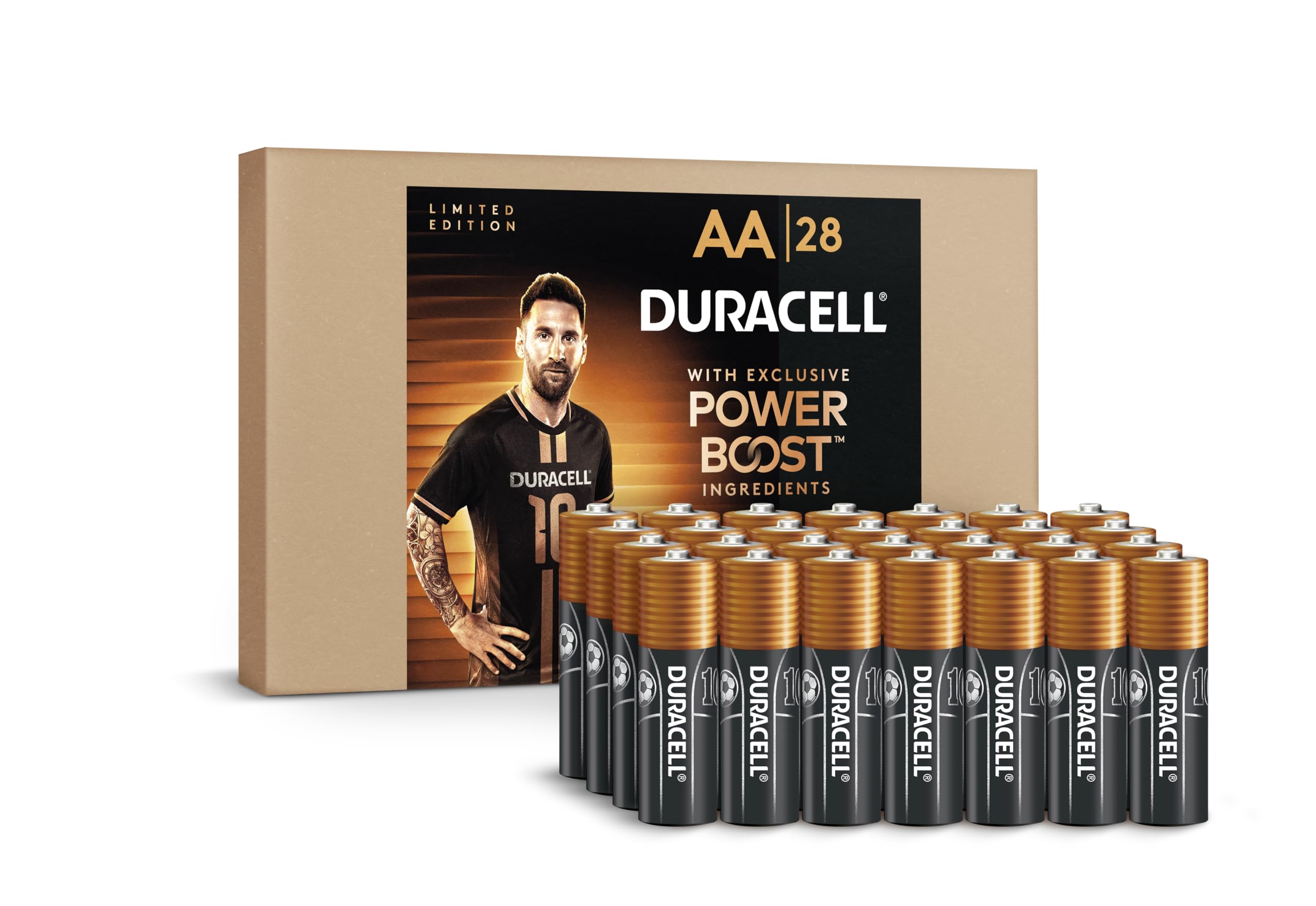 Duracell Coppertop Alkaline Batteries Messi Edition

