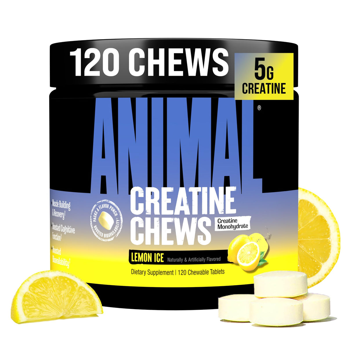 Animal Creatine Chews Tablets Monohydrate with AstraGin