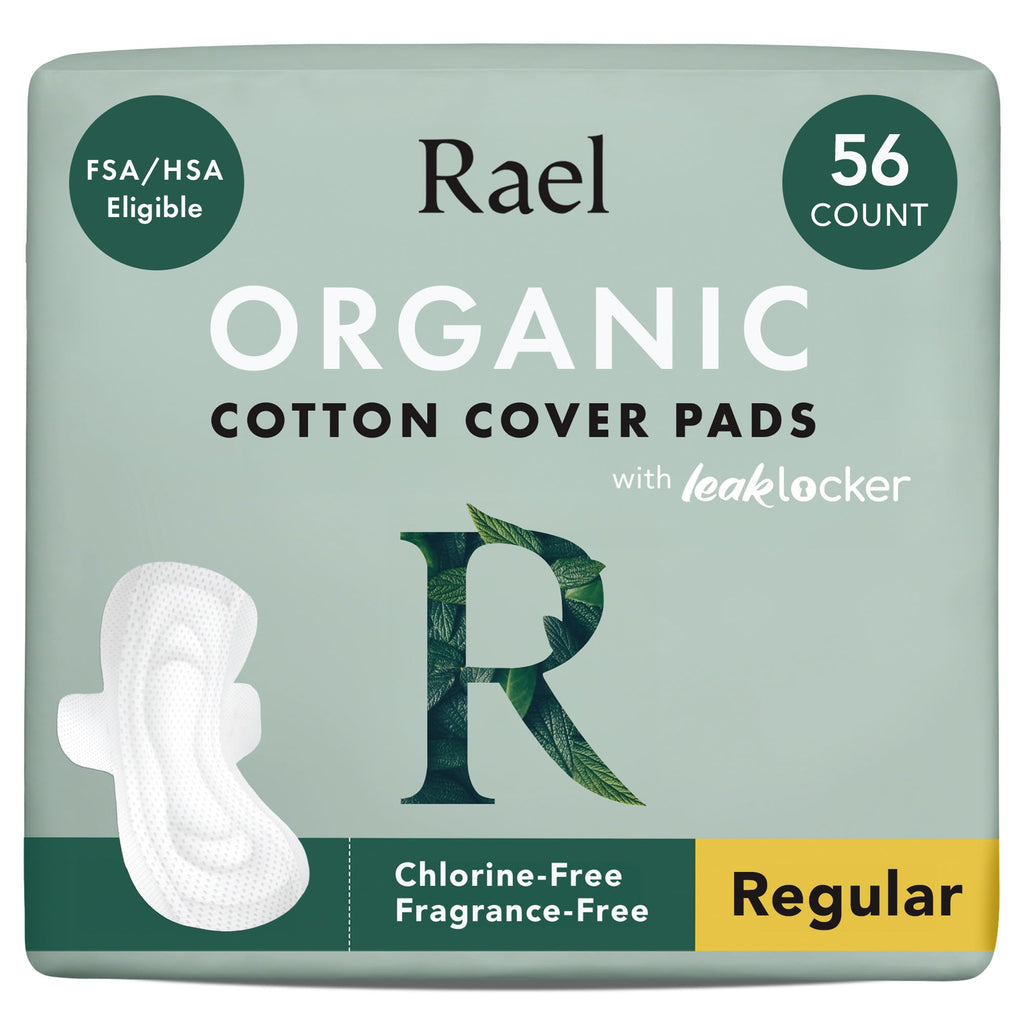 Rael Organic Cotton Pads | Moderate Absorbency

