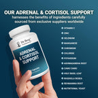 Dr. Berg Adrenal & Cortisol Capsules - Stress Support

