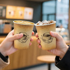 Clawsoff Paper Coffee Cups – Retro Leak-Proof Design

