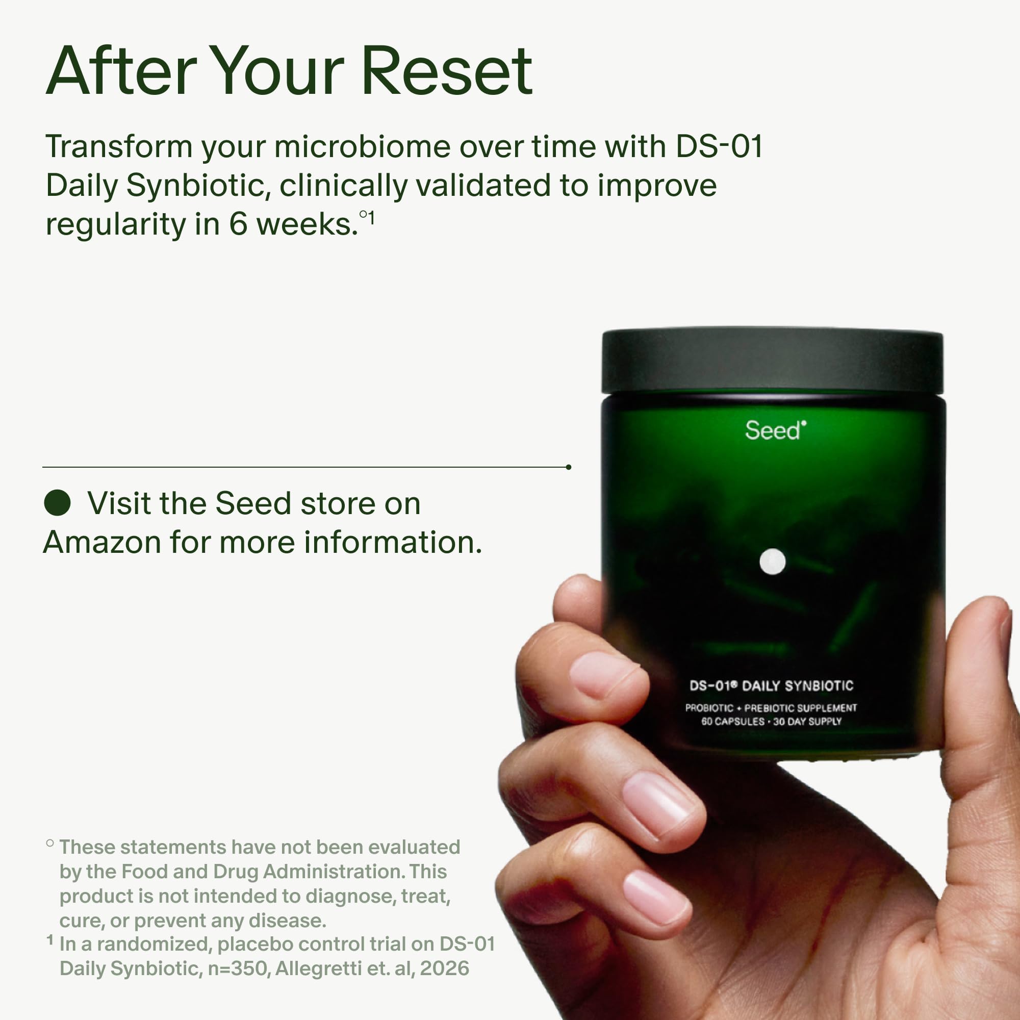 Seed Probiotic & Prebiotic Digestive Health Supplement


