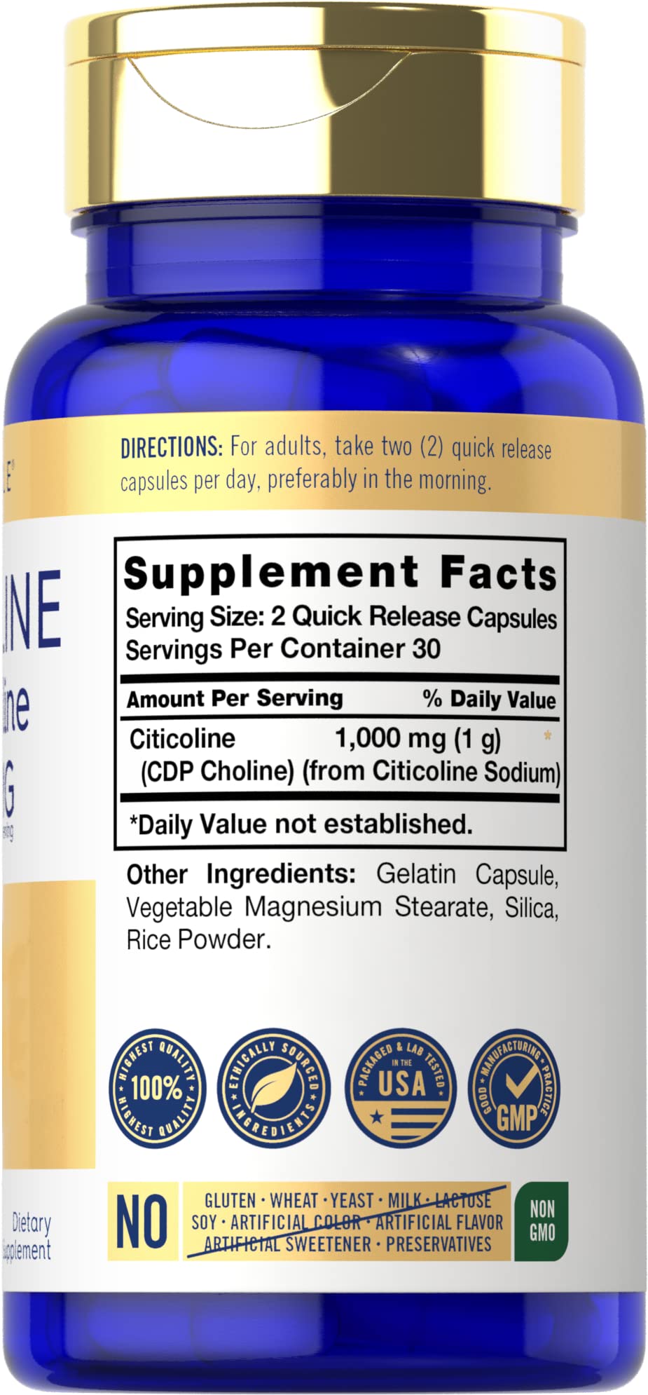 Carlyle Citicoline CDP Choline Supplement

