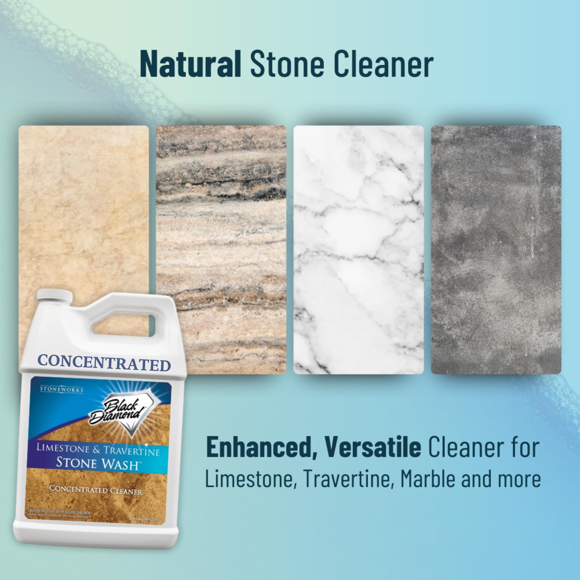 Natural Stone Cleaner - Black Diamond for Limestone

