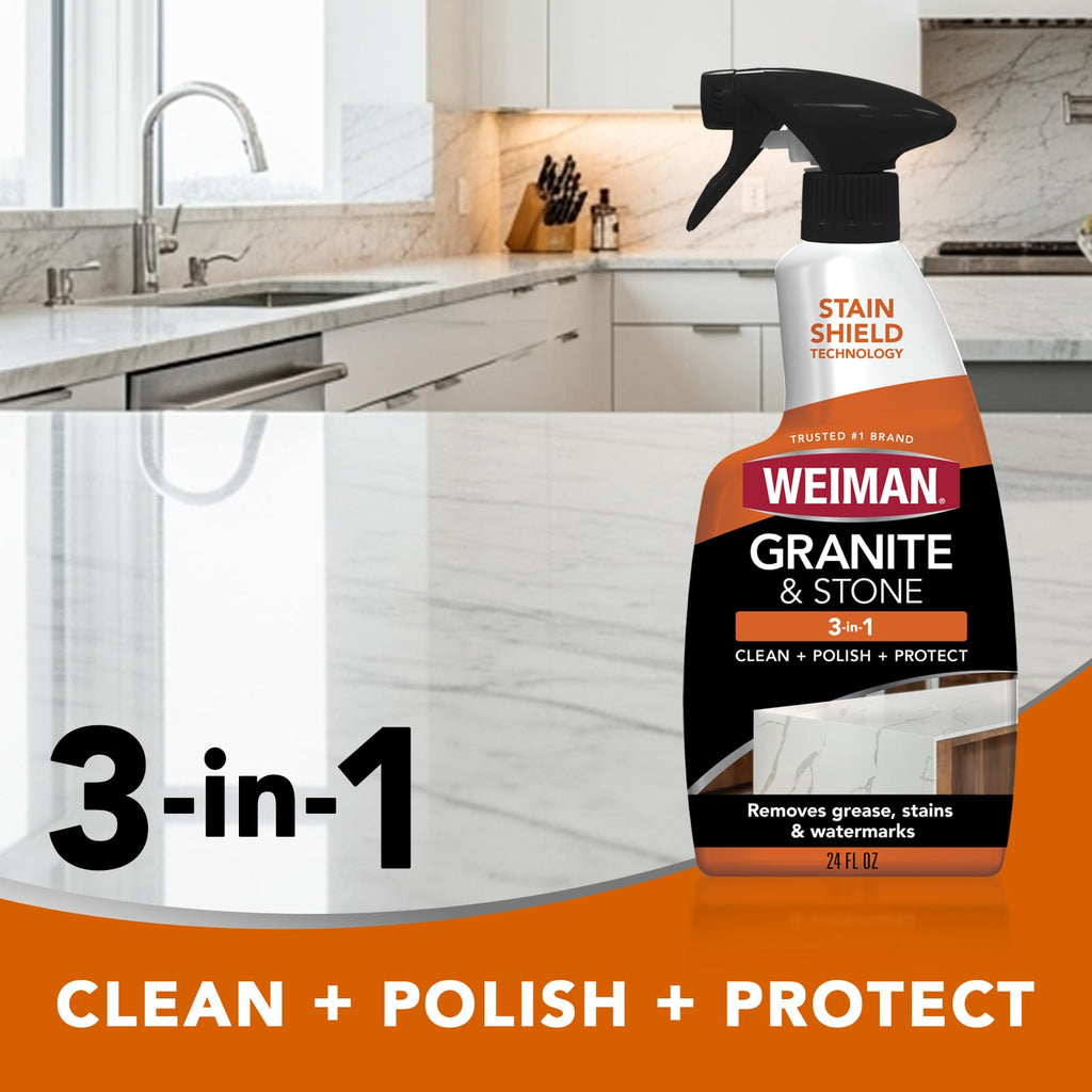 Weiman Granite & Stone Cleaner 3-in-1

