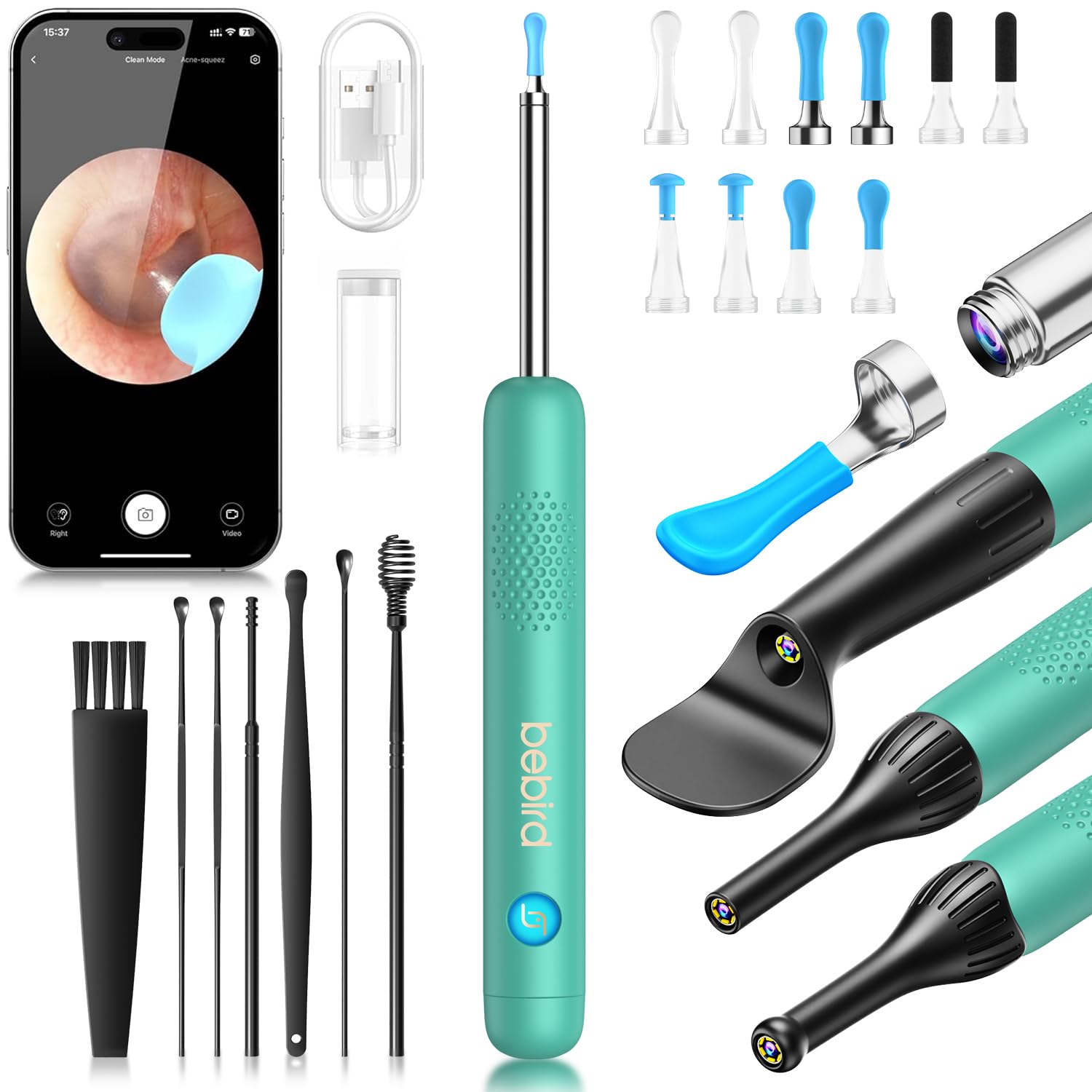 BEBIRD R1 Ear Wax Removal Tool with 1080P Camera EarScope