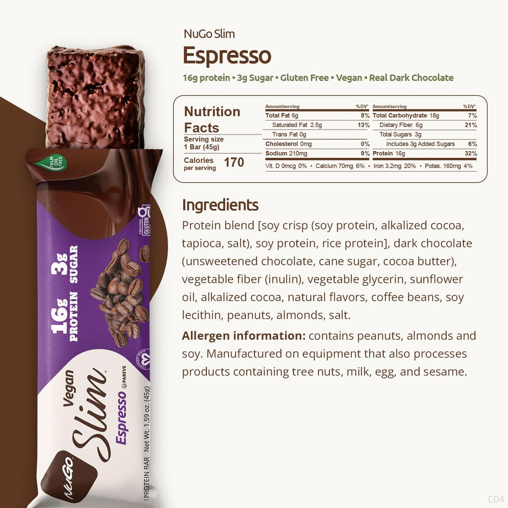 NuGo Slim Protein Bars Variety Pack

