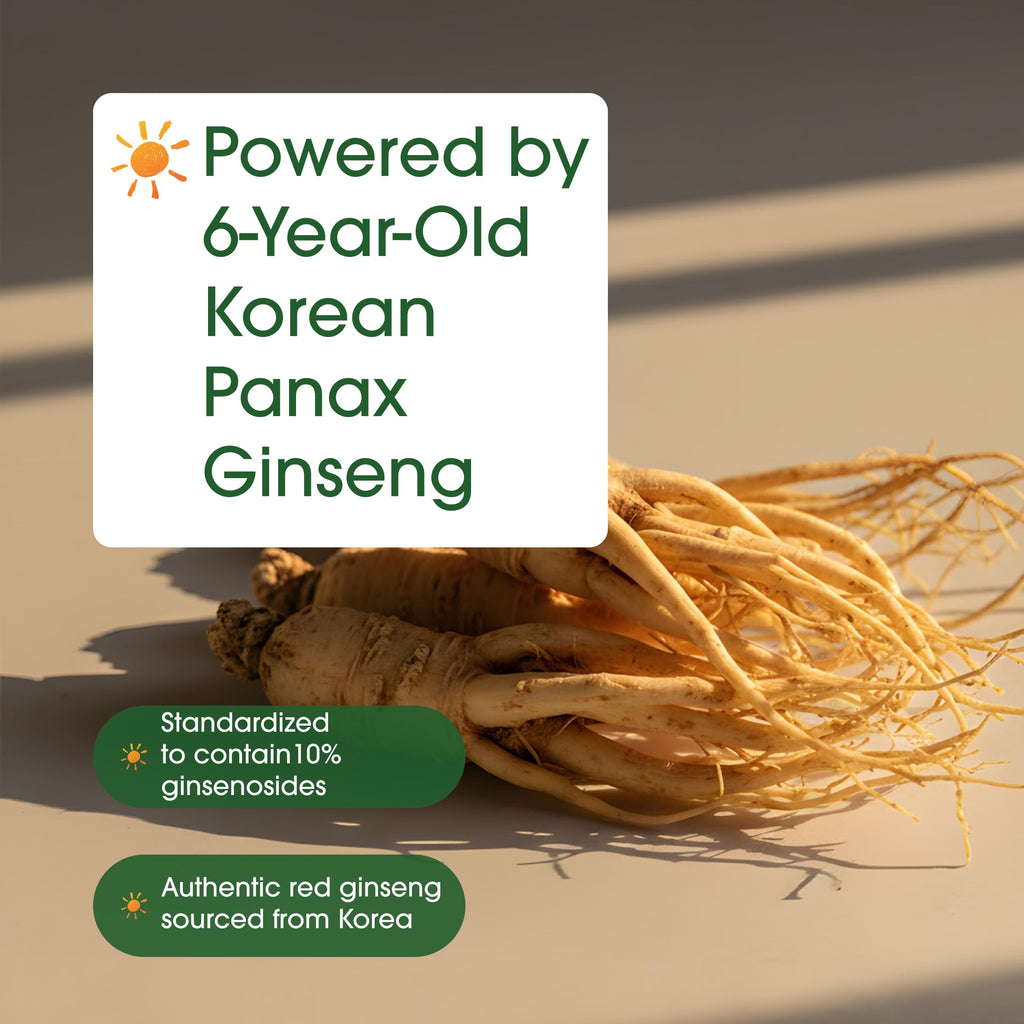 NatureBell Panax Ginseng Softgels Energy & Immune Support


