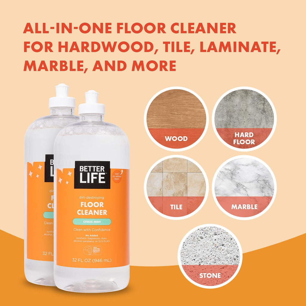 Better Life Citrus Mint Floor Cleaner - Multipurpose

