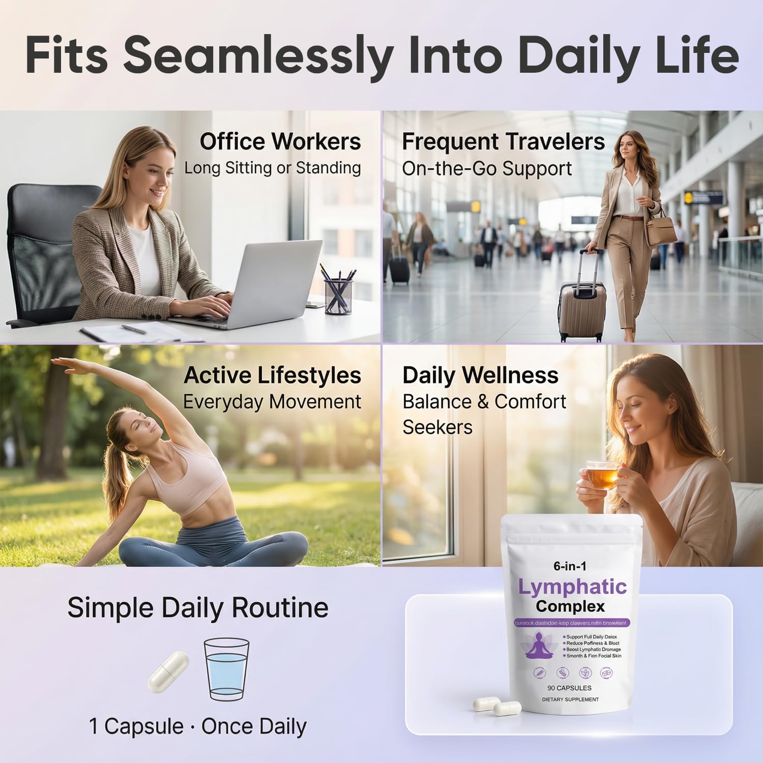 Lymphatic Complex Capsules for Daily Lymphatic Support

