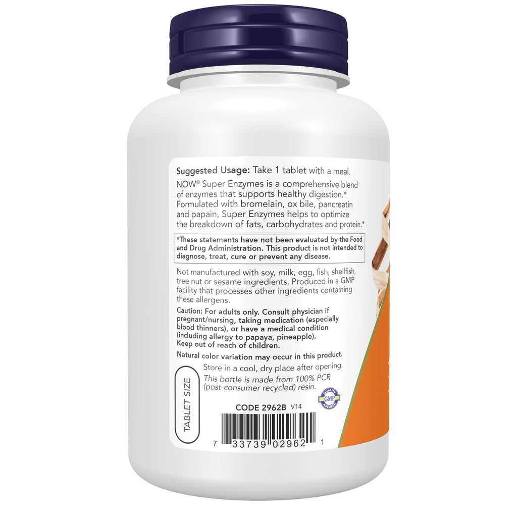 NOW Foods Super Enzymes Digestive Enzyme Supplement

