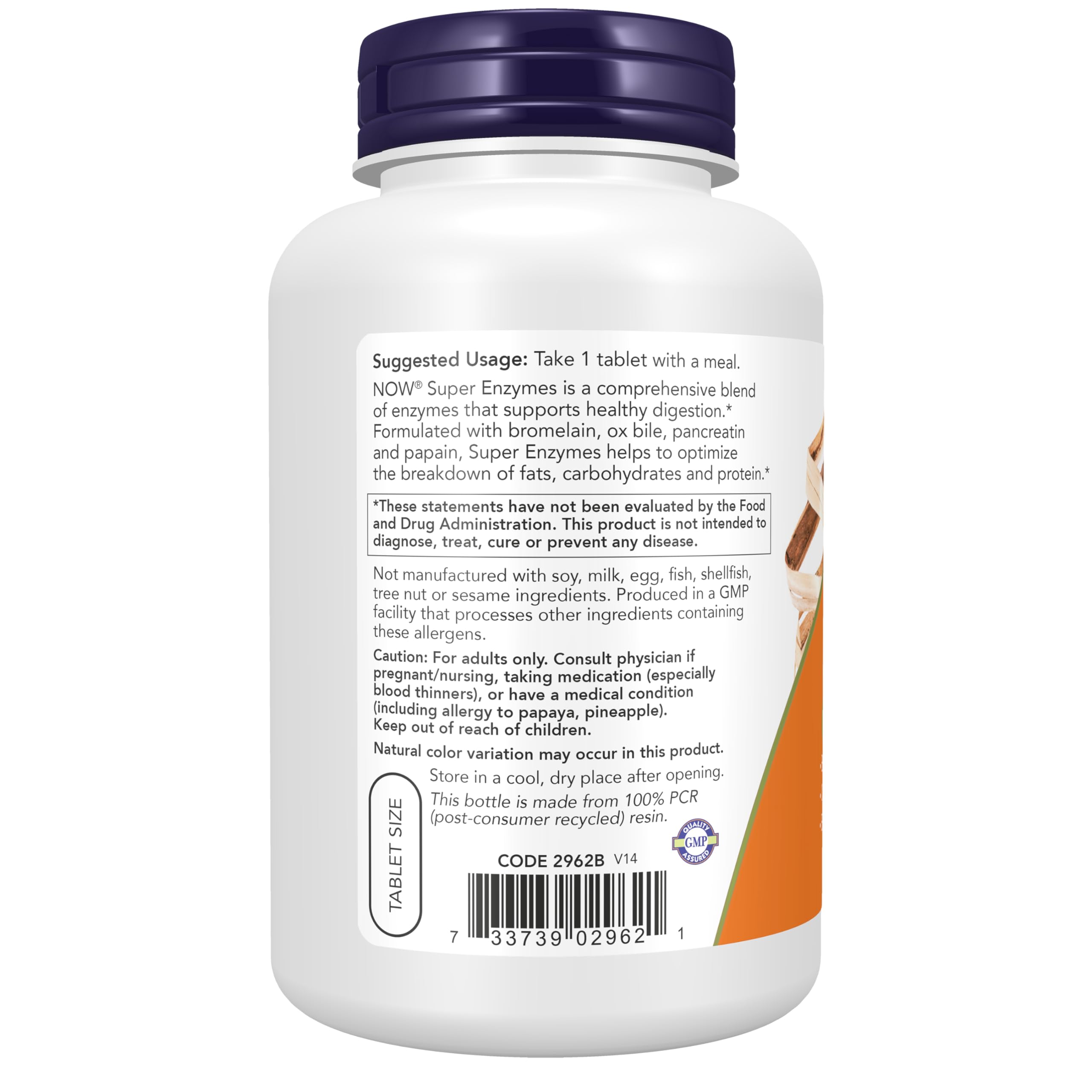 NOW Foods Super Enzymes Digestive Enzyme Supplement

