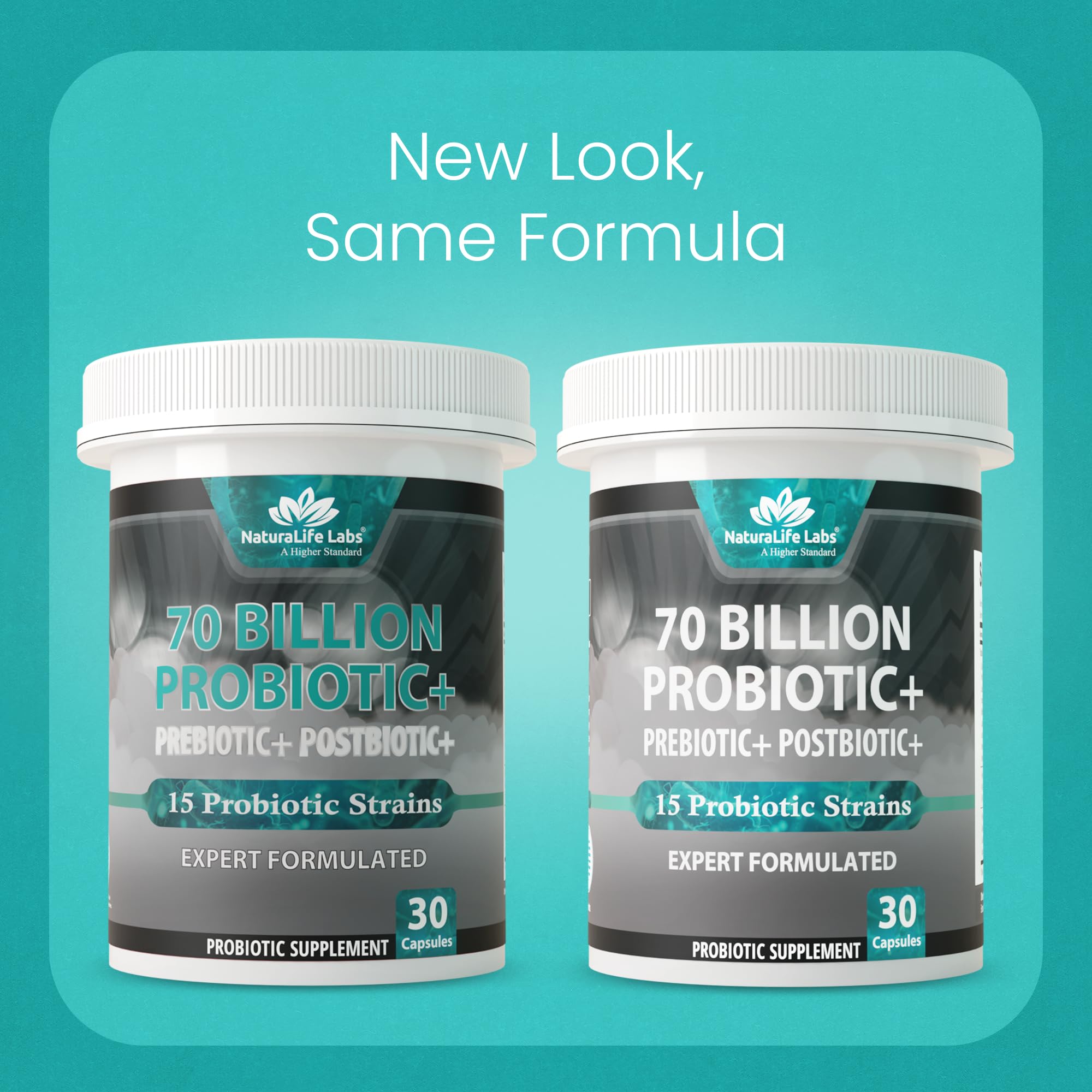 Probiotics NaturaLife Labs Gut Support – Vegan & Gluten-Free

