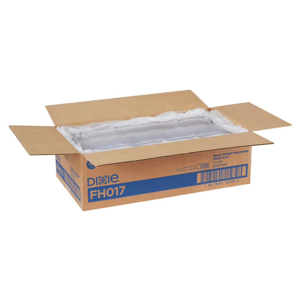 Dixie Heavy-Weight Polystyrene Forks by GP PRO


