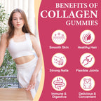 Hydrolyzed Collagen Gummies for Skin, Hair, Nails and Joints

