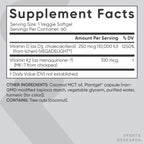 Sports Research Vitamin D3 + K2 Plant-Based D3 + MK-7

