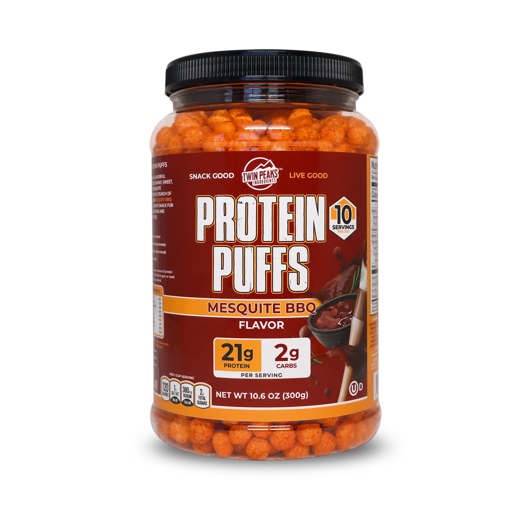 Twin Peaks Protein Puffs – High-Protein Keto Snack
