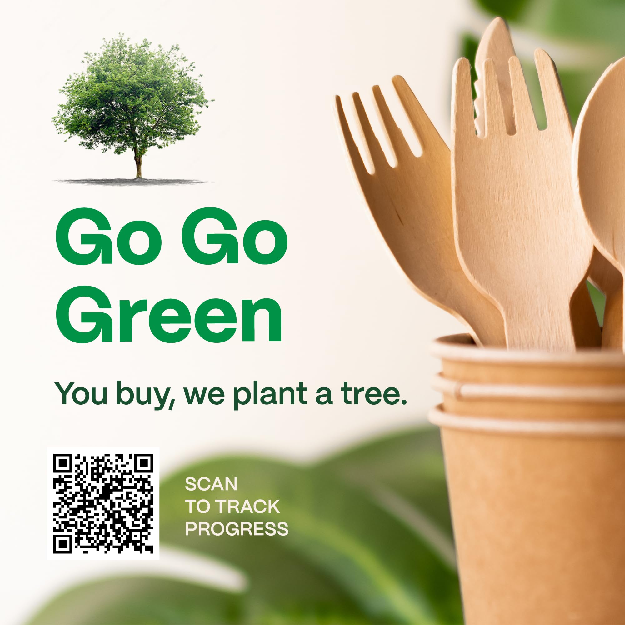 Compostable Cutlery Set - Disposable Utensils

