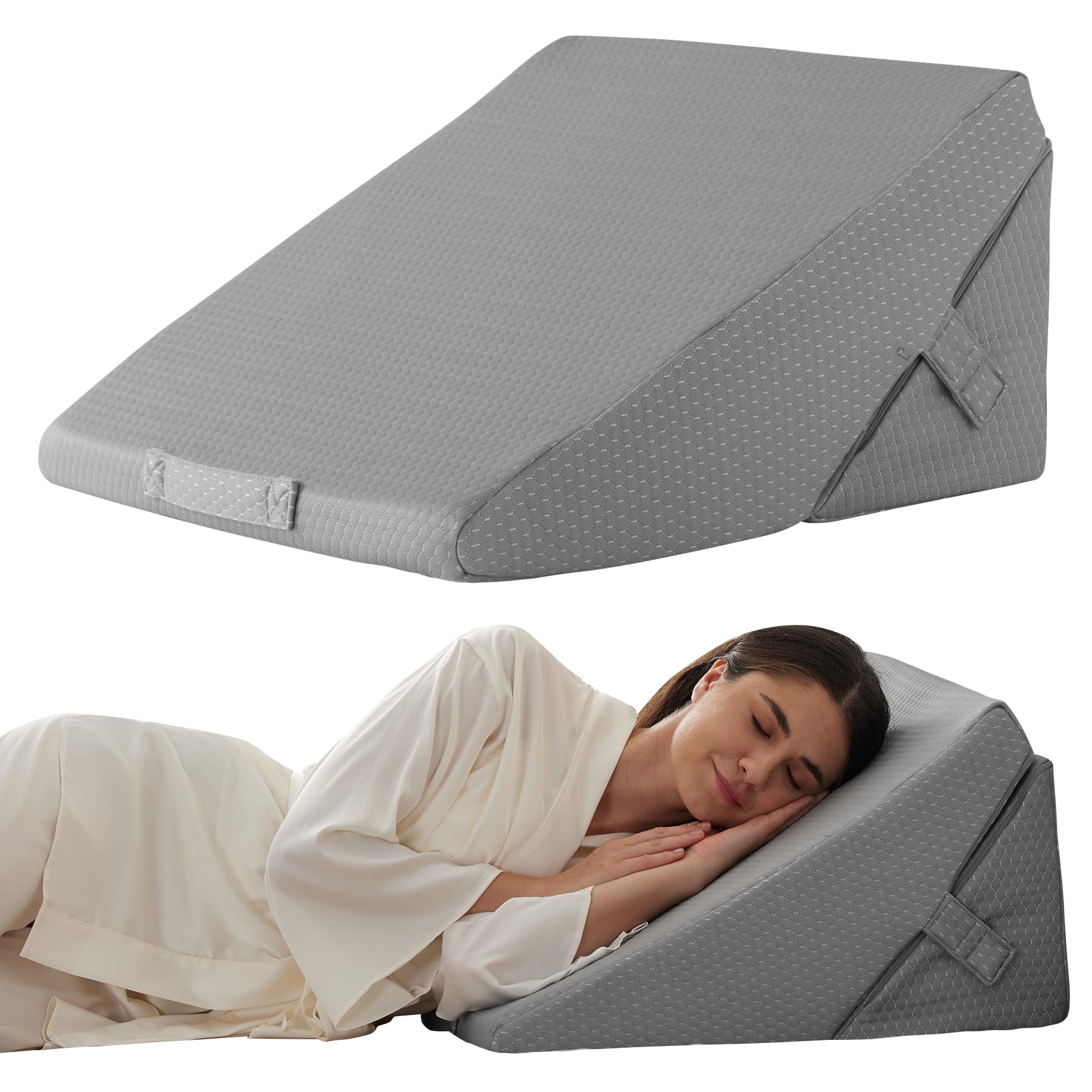Bedluxe Wedge Pillow Set - Adjustable Orthopedic Bed Wedges