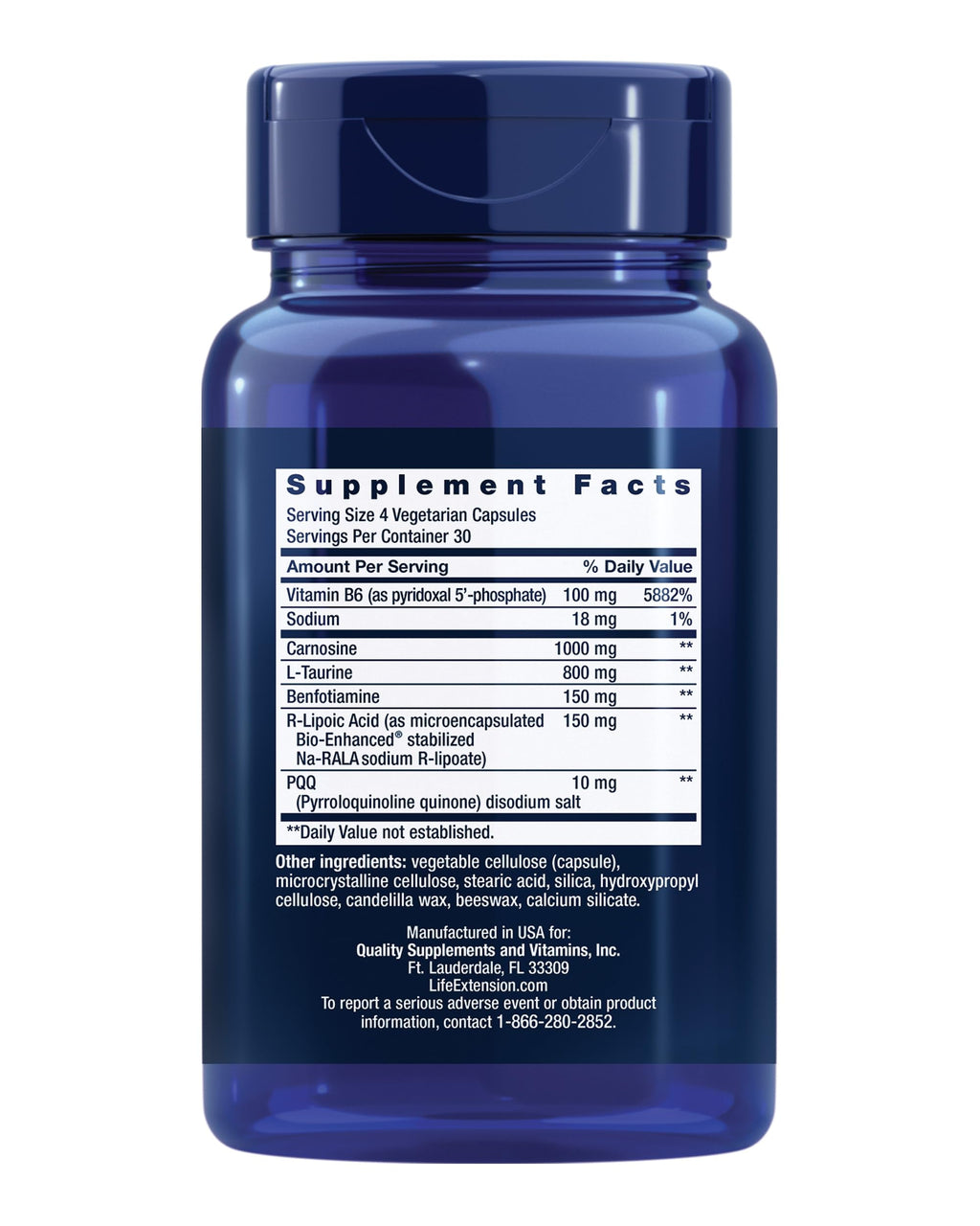 Life Extension Mitochondrial Energy Optimizer with PQQ

