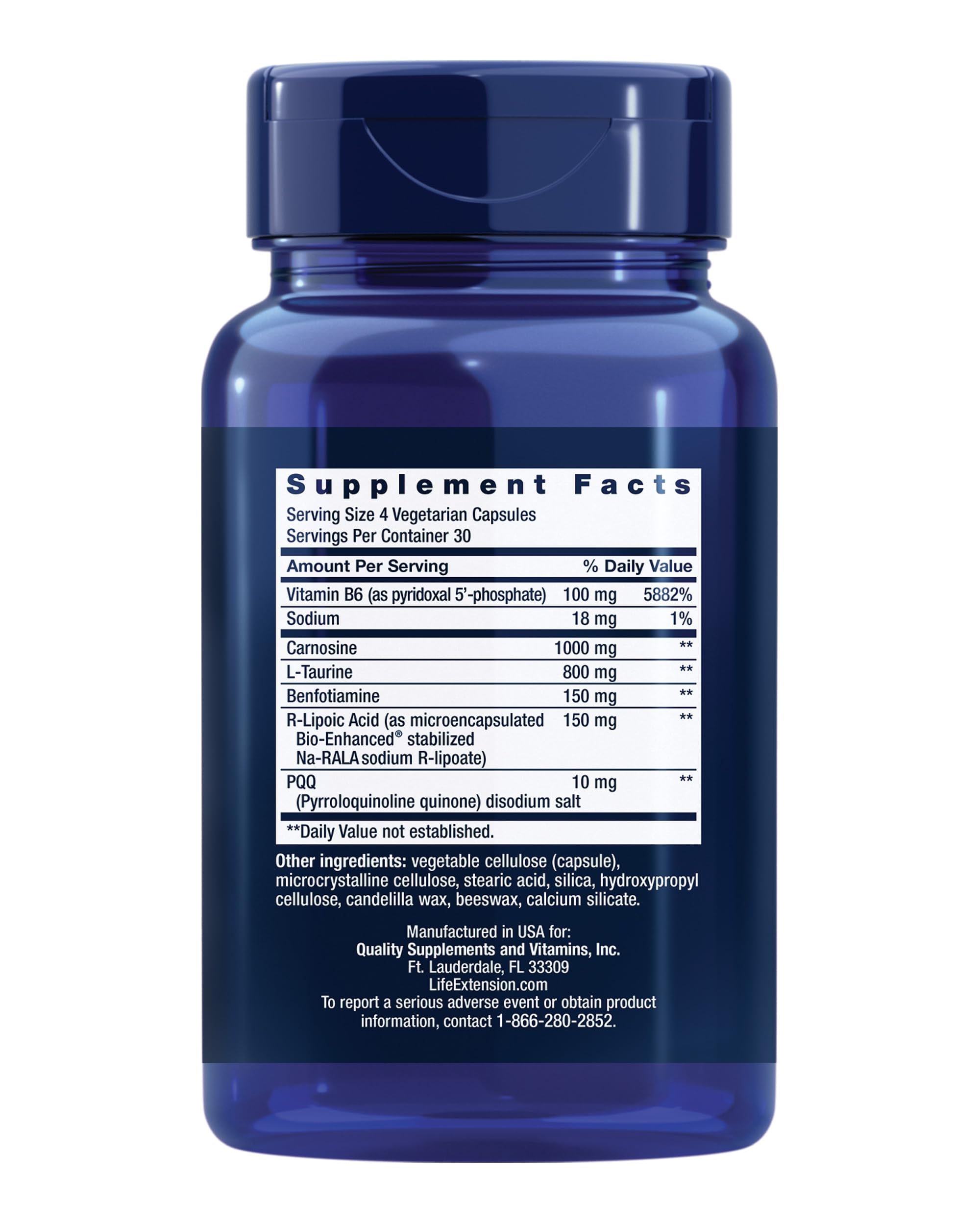 Life Extension Mitochondrial Energy Optimizer with PQQ

