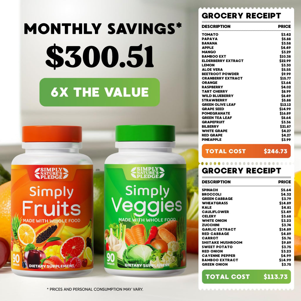 Simply Nature's Pledge Fruit & Veggie Supplement

