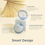 Saalt Menstrual Disc - Soft Reusable Silicone, 12-Hour Wear

