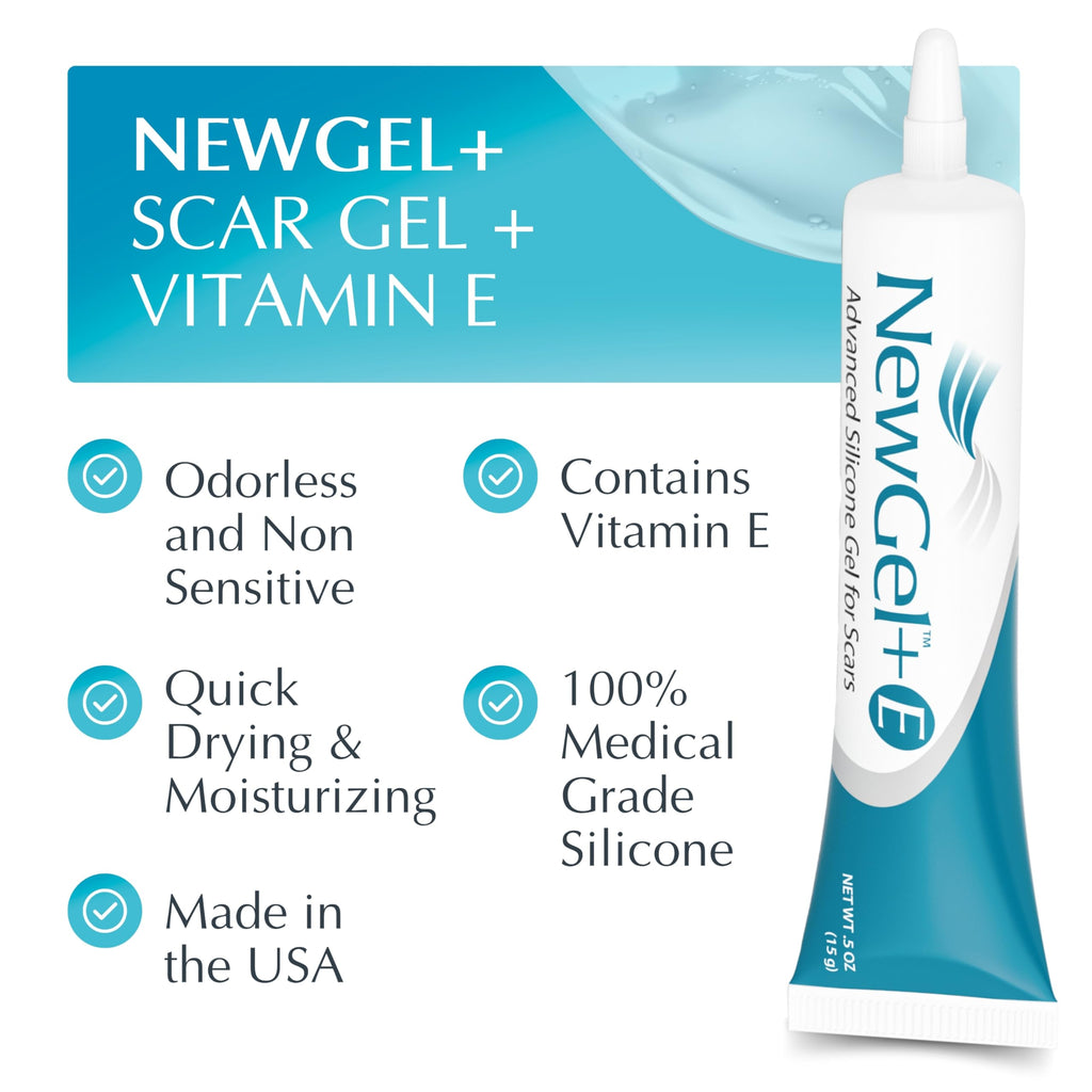 MyNewGel Silicone Scar Gel with Vitamin E - Scar Care

