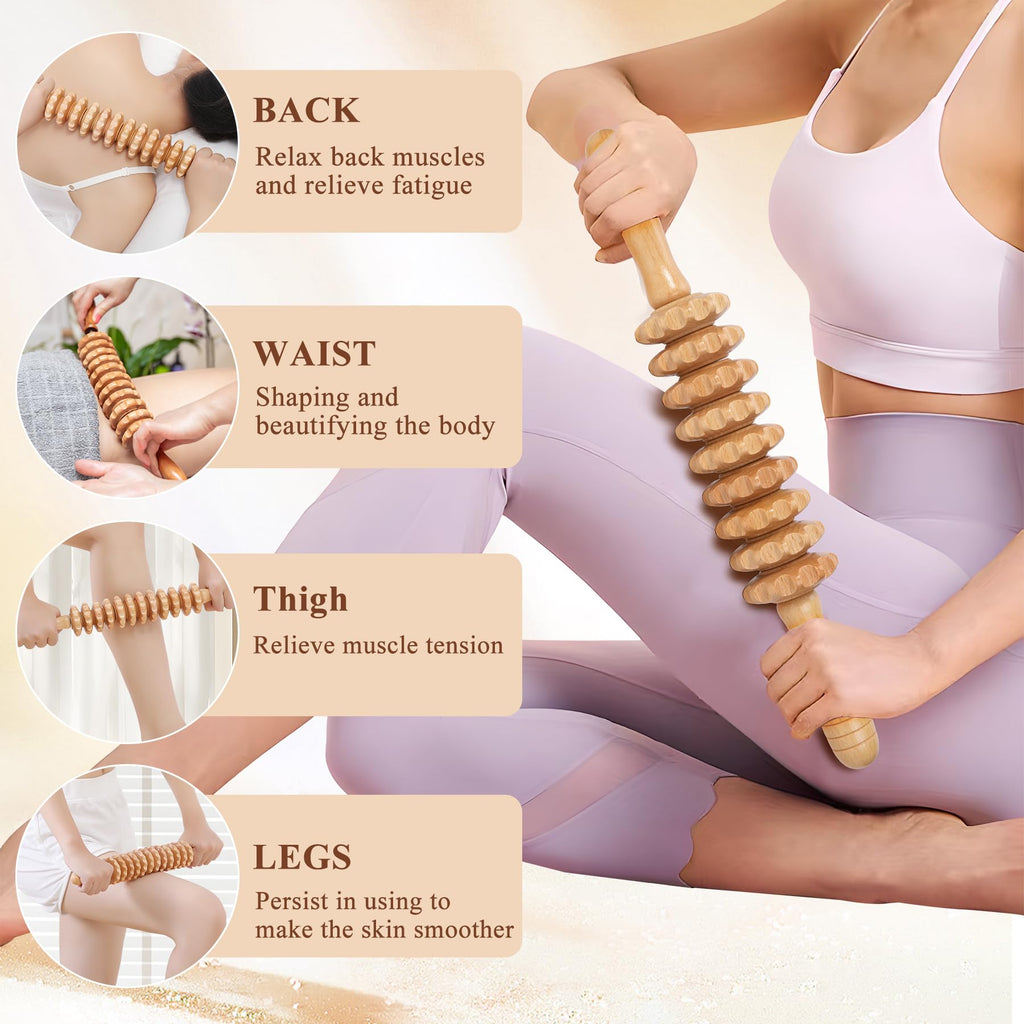 Xokocli Wood Therapy Massage Tools Kit


