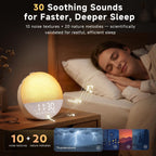 Geuuap Sunrise Alarm Clock with Sleep Sounds and Bluetooth

