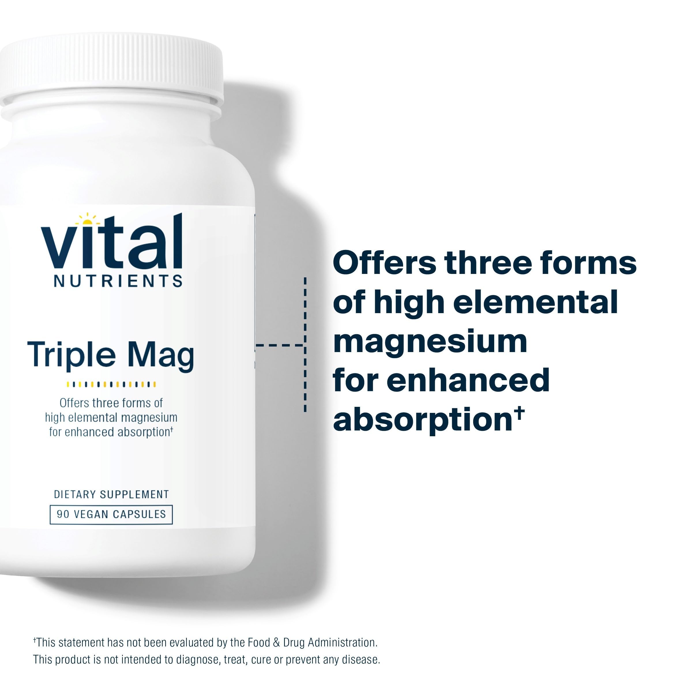 Vital Nutrients Triple Magnesium Complex - Vegan Magnesium

