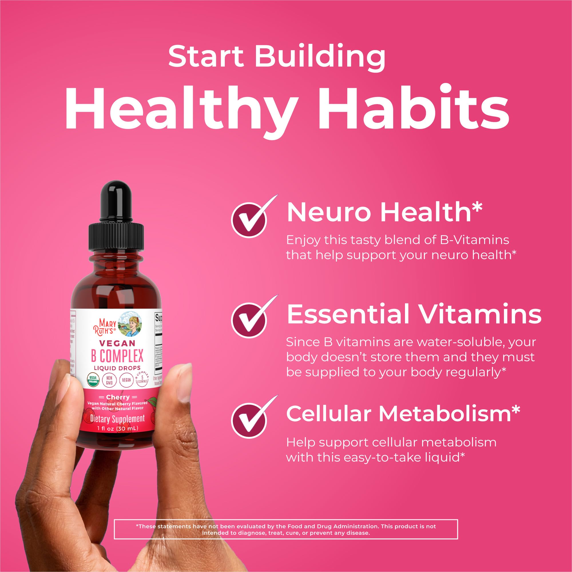 MaryRuth's Organics Vitamin B Complex | Metabolic Support

