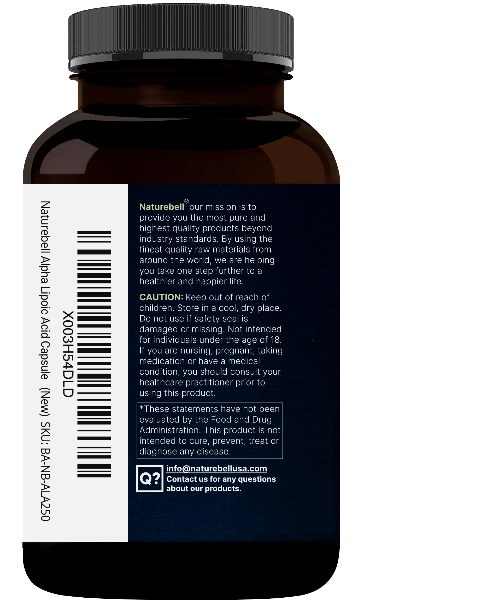 NatureBell Alpha Lipoic Acid Complex | Antioxidant Support

