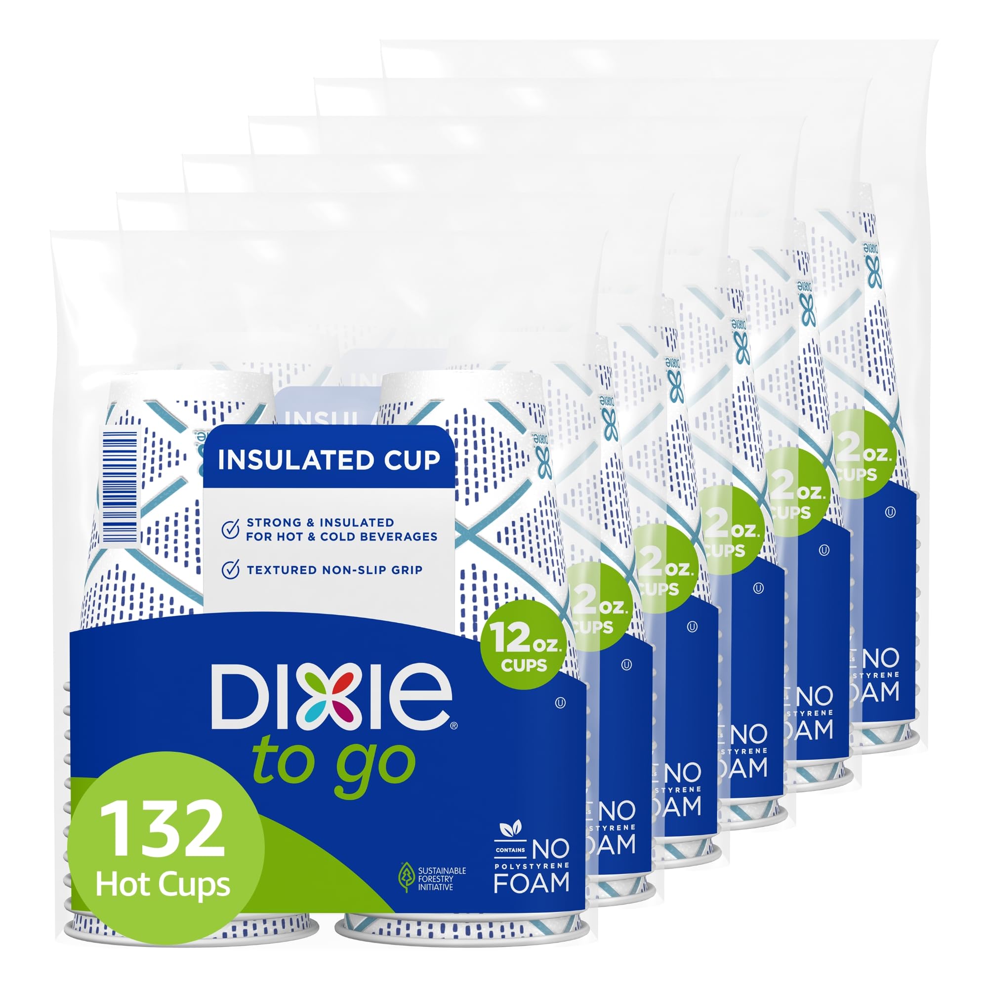 Dixie To Go Disposable Cups – Insulated & Plant-Based

