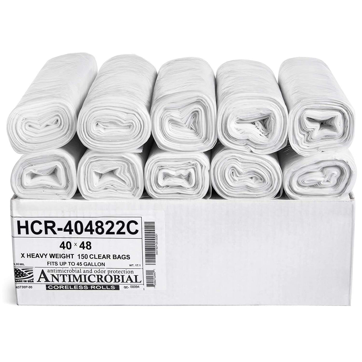 Aluf Plastics High Density Trash Bags - Heavy-Duty