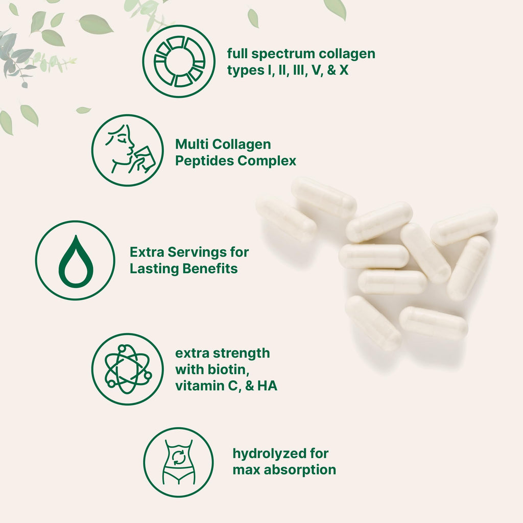 Micro Ingredients Multi Collagen Capsules Biotin

